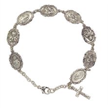 SAINTS BRACELET - STERLING SILVER